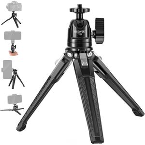 Neewer Stativ  TP29, Höhe bis 17,5 cm, für Kamera, mit Kugelkopf, Dreibein
