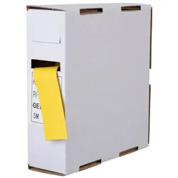 SDB 6,4 GE - Schrumpfschlauch-Box, 12m, gelb, Ø6,4mm