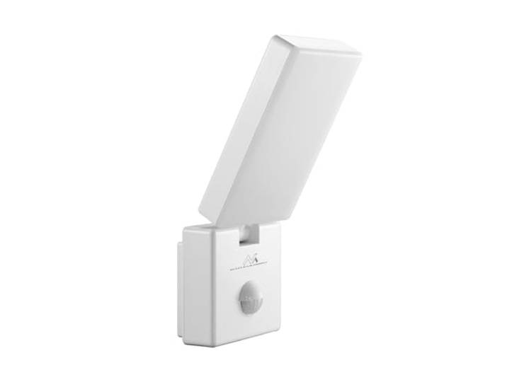 Maclean - LED-lamp met PIR bewegingsmelder - LED lamp - Buitenlamp - Wandlamp - 10W - IP65-800lm - 4000K - Wit - MCE516 W