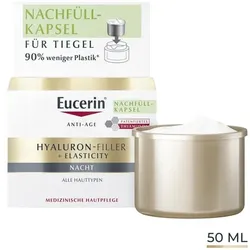 Eucerin Hyaluron-Filler + Elasticity Nacht Nachfüllkapsel