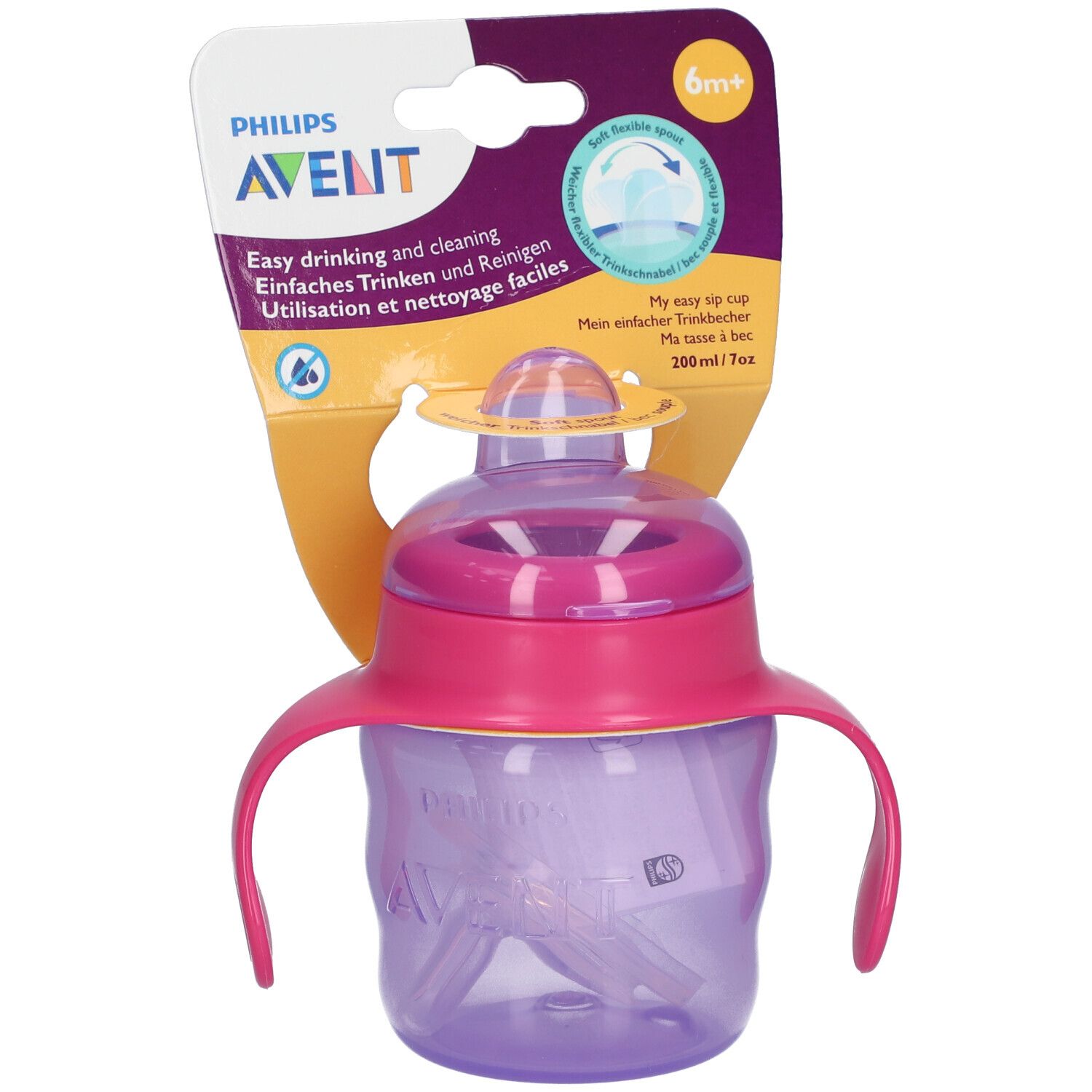 Avent Beker met Drinktuit Roze Scf551/03 200 ml Zubehör