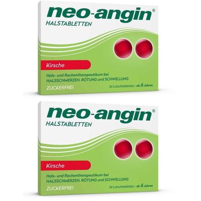 Neo-Angin Halstabletten Kirsche 2x24 St Lutschtabletten
