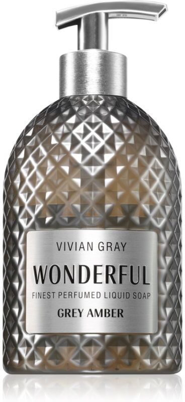 Vivian Gray Wonderful Grey Amber Luksuriøs håndvask til hænder med duft 500 ml