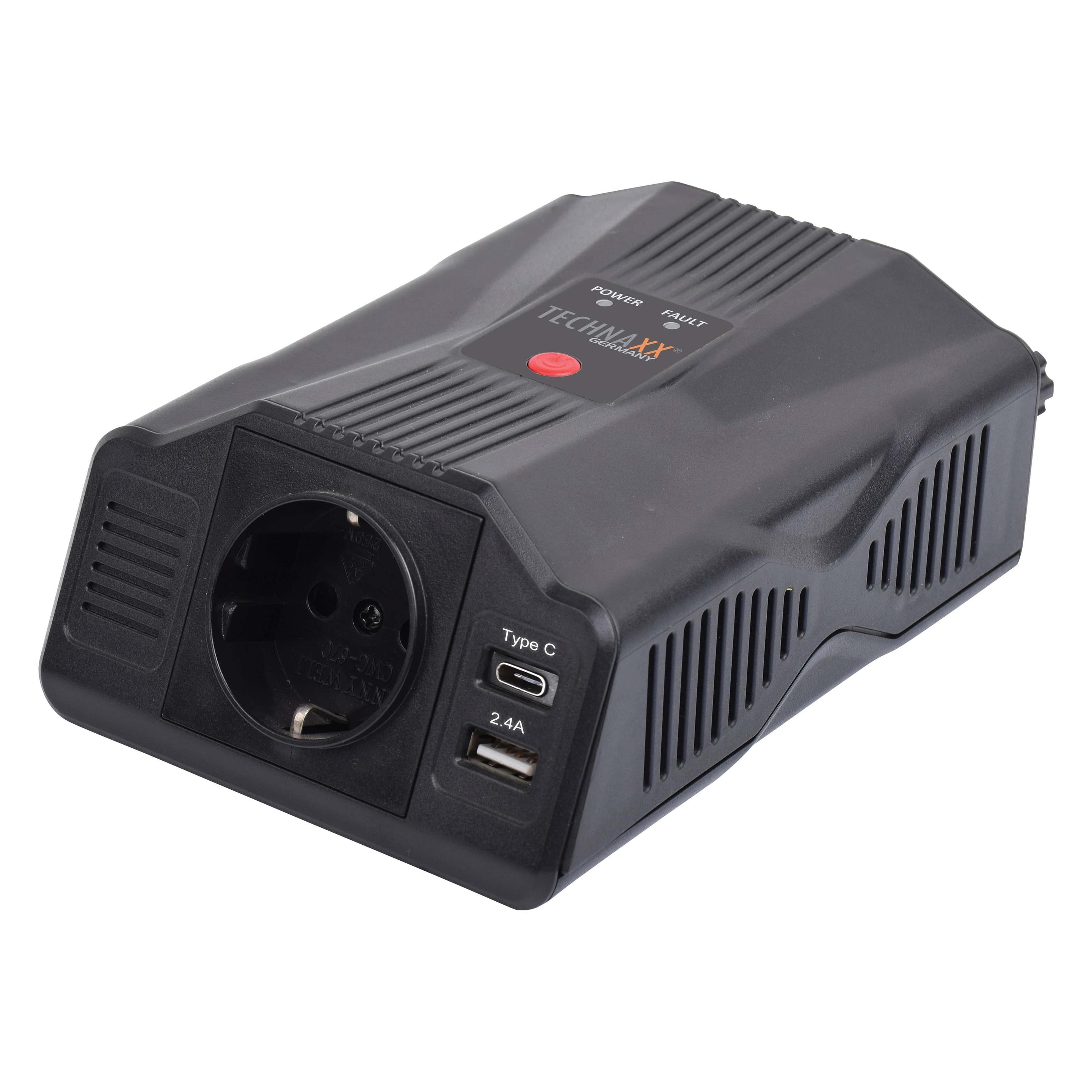 Technaxx TE24 - Wechselrichter modifizierte Sinuswelle 300 W Schutzkontakt (5029)