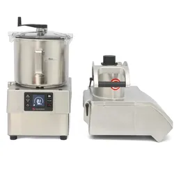 Kombinierter Gemüseschneider und Kutter CK-38V mit bürstenlosem Motor, 8-Liter-Behälter und variabler Geschwindigkeit für hohe Produktivität | Sammic