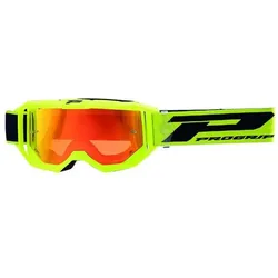 ProGrip, Sportbrille, 3300 FL Vision (Black Yellow, matte neon yellow, Red Mirror), Schwarz, Gelb