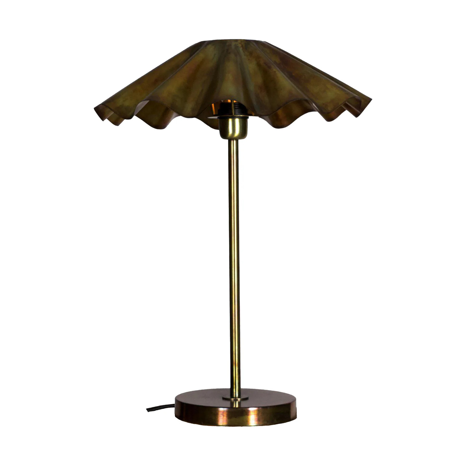 PR Home Aira tafellamp Gebrand messing, Hoogte: 54 cm