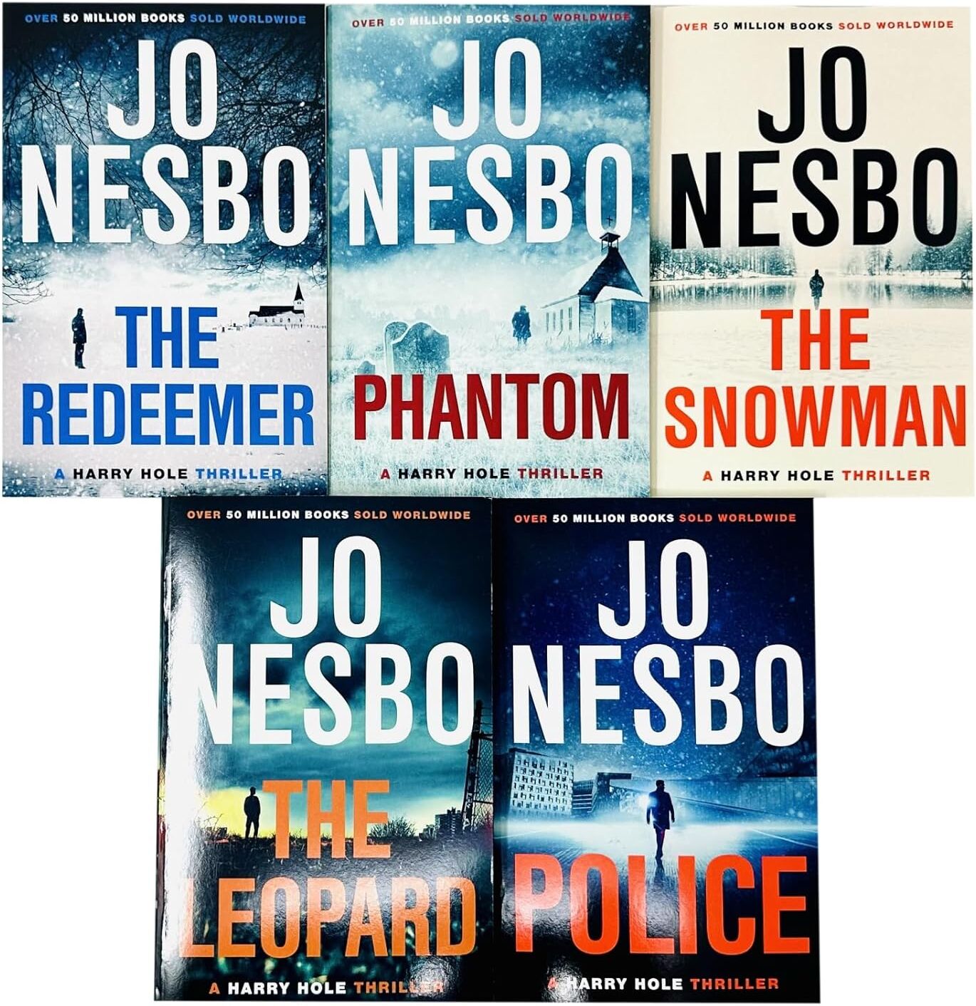 Vintage Jo Nesbo Harry Hole Collection – Books 6–10 (5 Book Set)