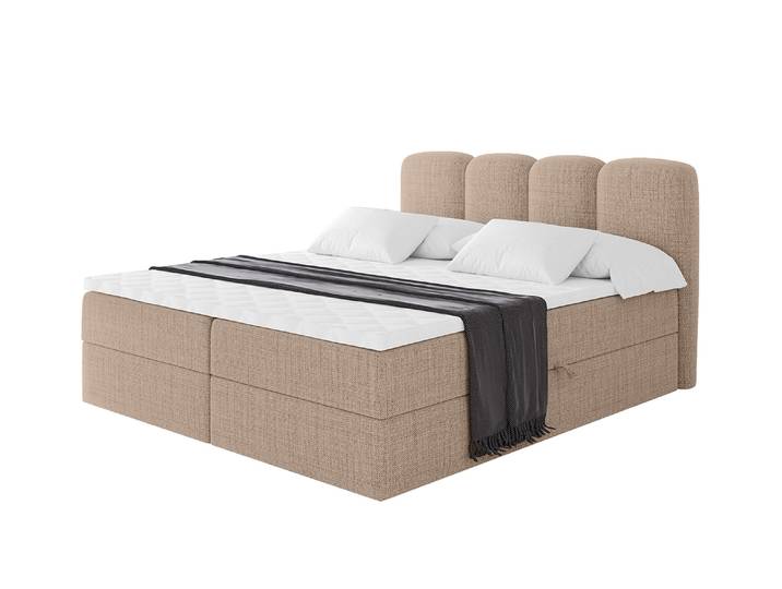 Boxbett NINA 120x200 cm Hellbraun - Aragon 14