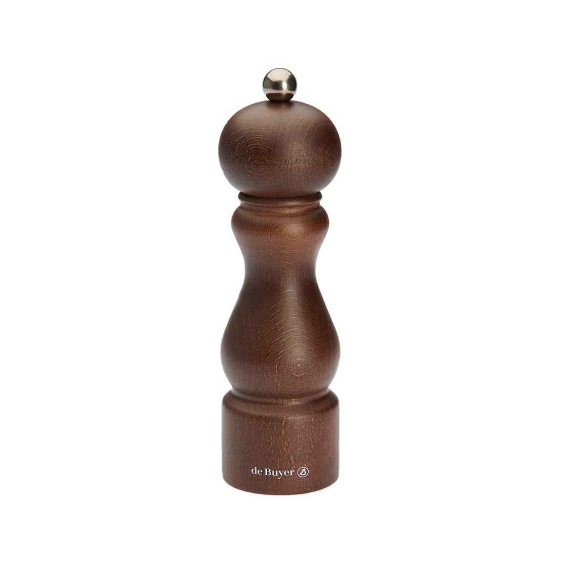 De Buyer Rumba zout- en pepermolen van keramiek, donkerbruin, 18 cm