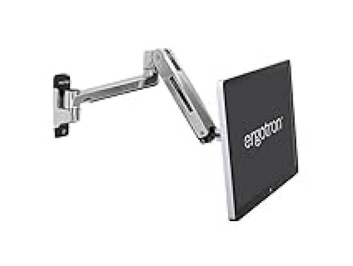 Ergotron - Bras LX HD Mono-écran Assis-Debout, Montage VESA. Convient aux écrans jusqu'à 49 Pouces, de 6,4 à 13,6kg - Aluminium Poli (45-383-026)