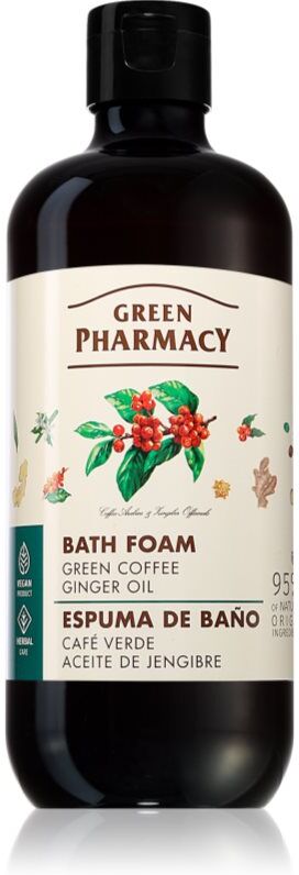 Green Pharmacy Green coffee & Ginger Oil Bath Foam Bath Foam 500 ml