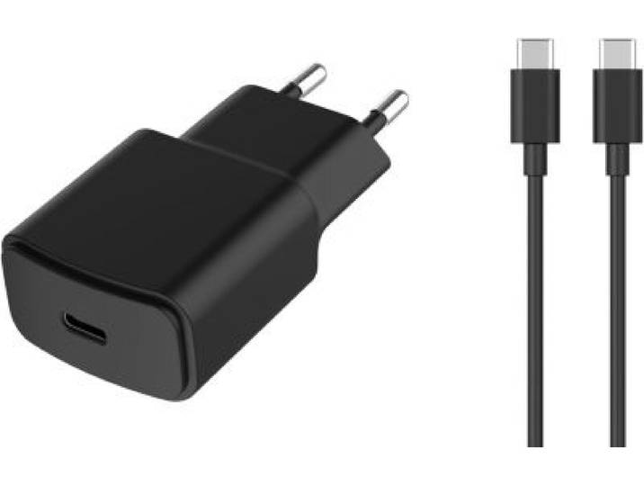 Essentielb - Chargeur 20w Powerdelivery Usb-C + Câble Usb-C 1m