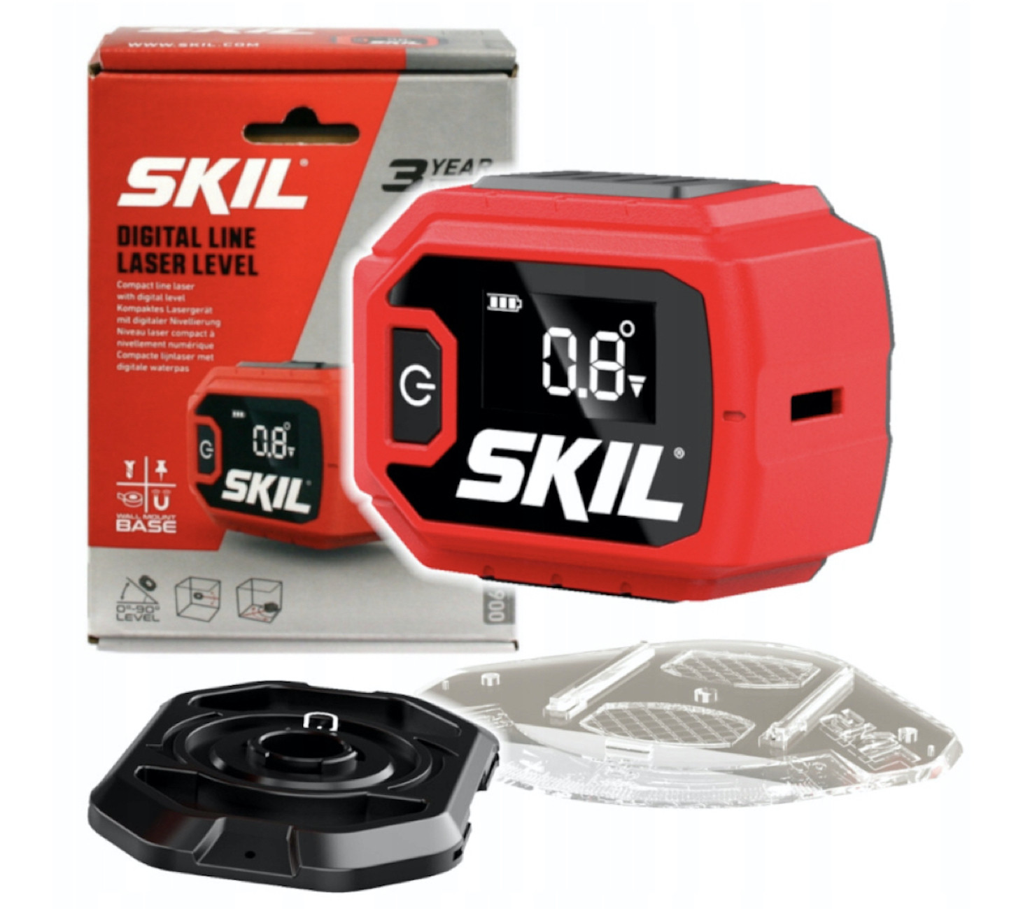 Skil 1900 AA Digitale waterpas met lijnlaser