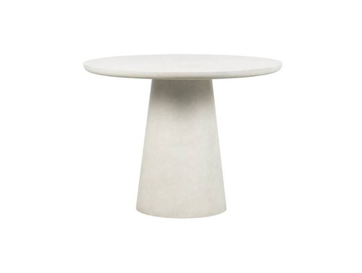 Table à Manger - Meubles&Design - Table à manger ronde 100cm effet béton JESSI