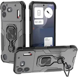 Cover-Discount Nothing Phone (4b) - Robustes Back Cover mit Kickstand (Nothing Phone (4b)), Smartphone Hülle, Schwarz