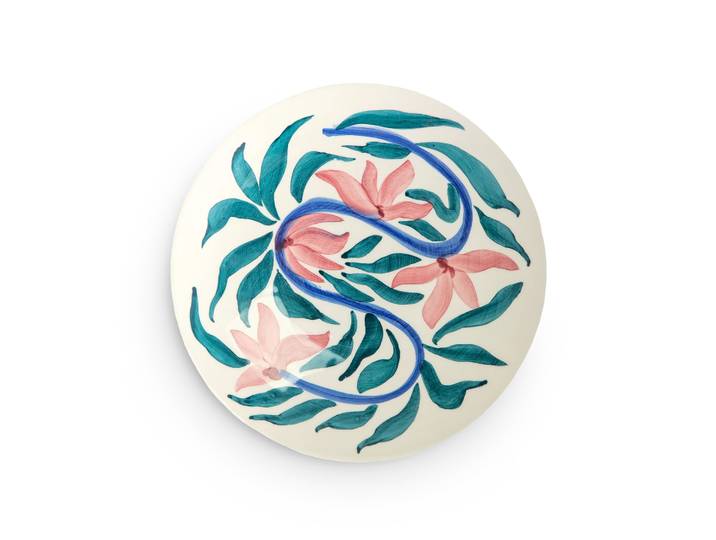 Mateus Assiette Flowers water lilies Ø20 cm Blanc