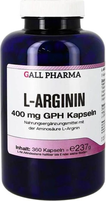 L-Arginin 400 mg Kapseln 360 St