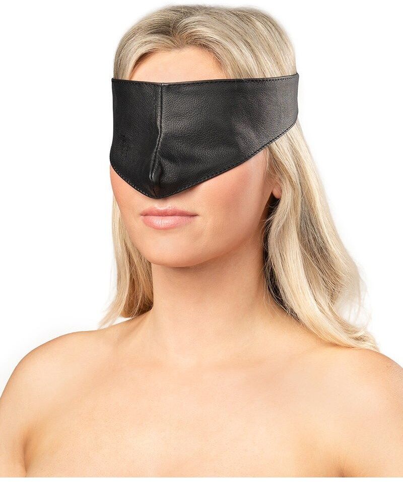 Rimba Masque en Cuir Noir