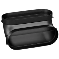 BORA Ecotube EFBV90/1 Bogen 90° flach vertikal ++ Lagerware ++