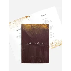 Menükarten Geburtstag selbst gestalten mit Spruch und Fotos im Onlinedesigner bei Meine-Kartenmanufaktur.de