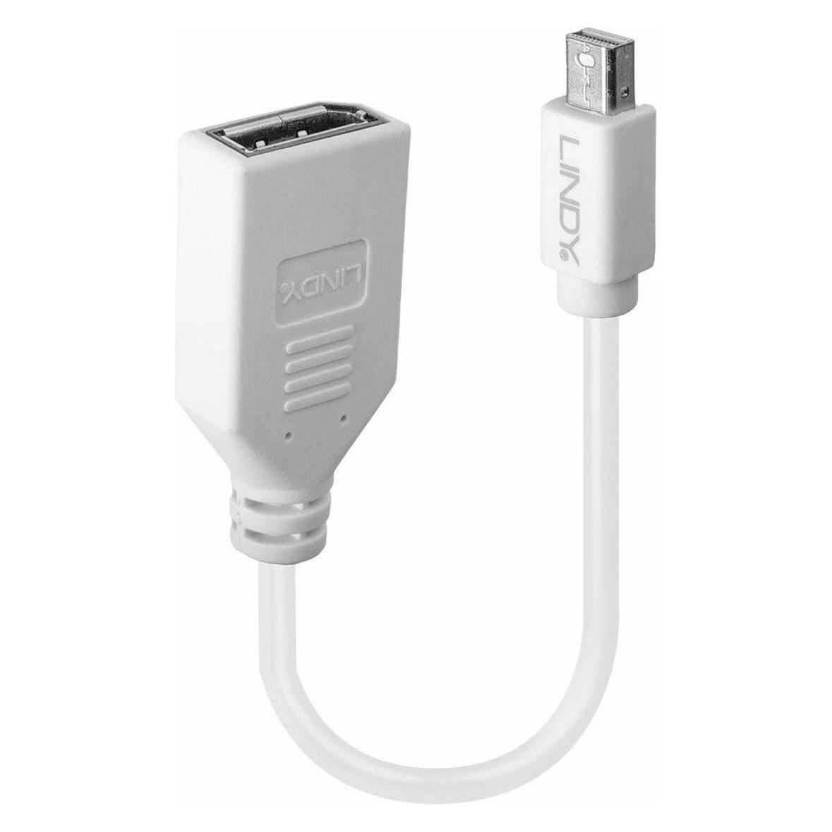 Lindy Adapterkabel Mini-DP (M)/DP (F) Kupplung Premium geschirmt (41021)