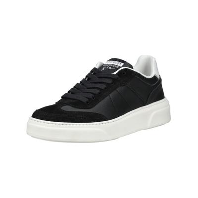 Sneaker STEVE MADDEN "STEVE MADDEN Sneaker Leder", Herren, Gr. 43, schwarz, Leder, Schuhe Sneaker