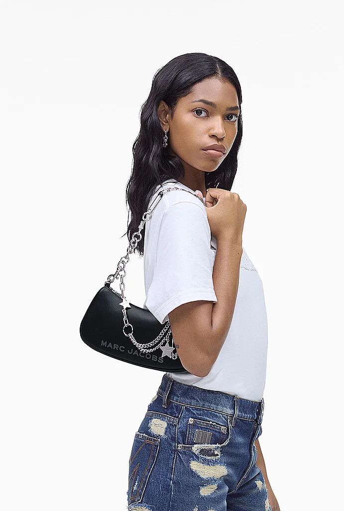 Marc JACOBS Ledertasche - Schultertasche THE SHOULDER BAG schwarz W