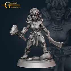 Female Goblin Fighter 02 von Galaad Miniatures aus January 2022 Release