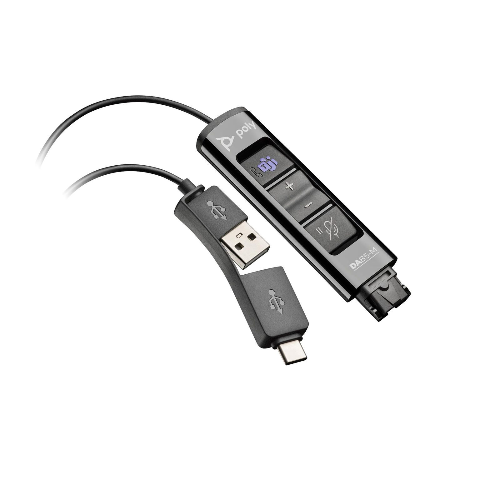 Poly DA85-M USB-zu-QD-Adapter TAA 786C8AA