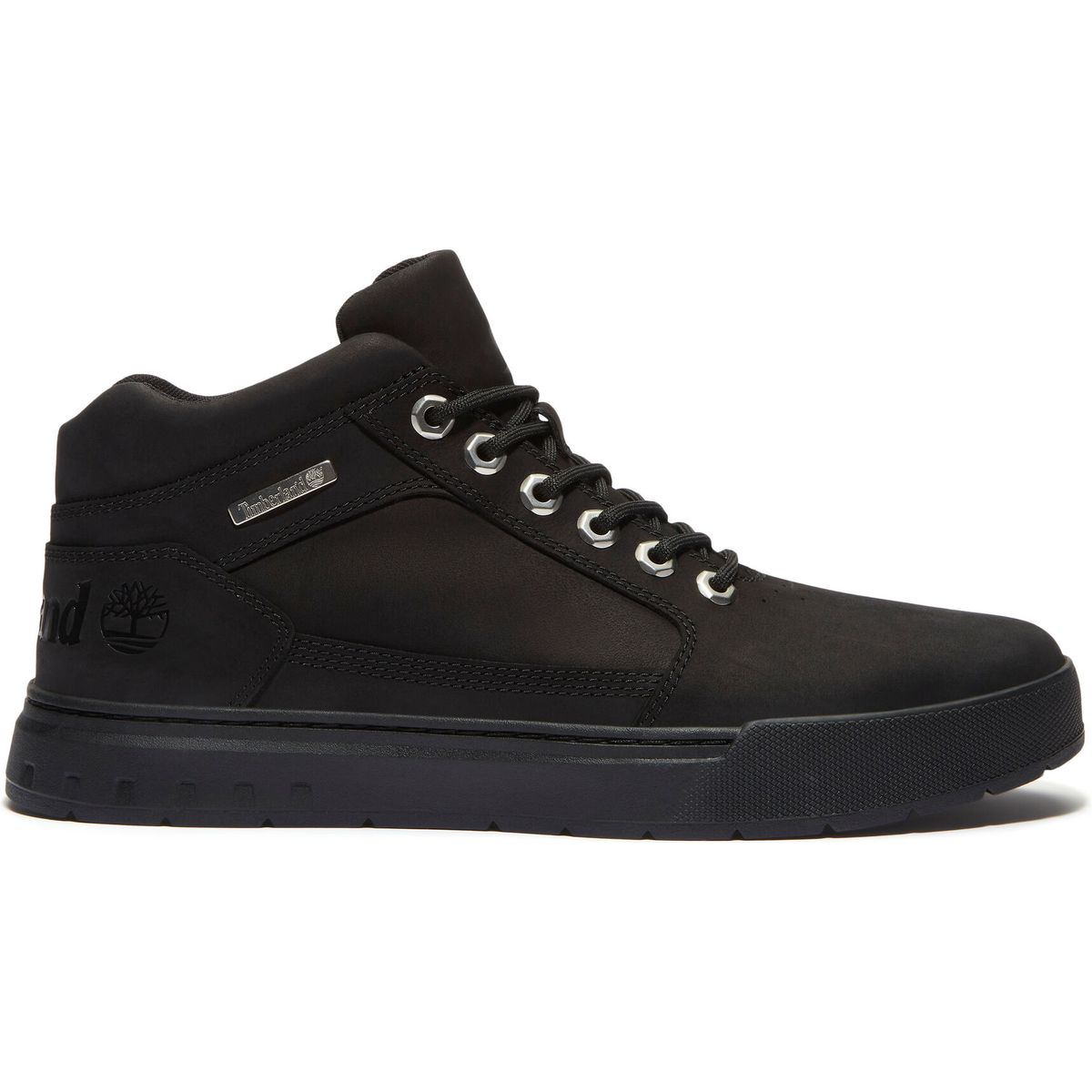 Timberland Mens Mid Lace UP Sneaker black nubuck 6 TB0A6GD3W051-6