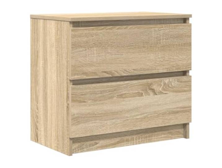 TV-Möbel mit Aufbewahrung, modern, 60 x 35 x 54 cm, stabil, praktisch, Wohnzimmer, aus Holz, Eichenholz, Sonoma 02_0051728