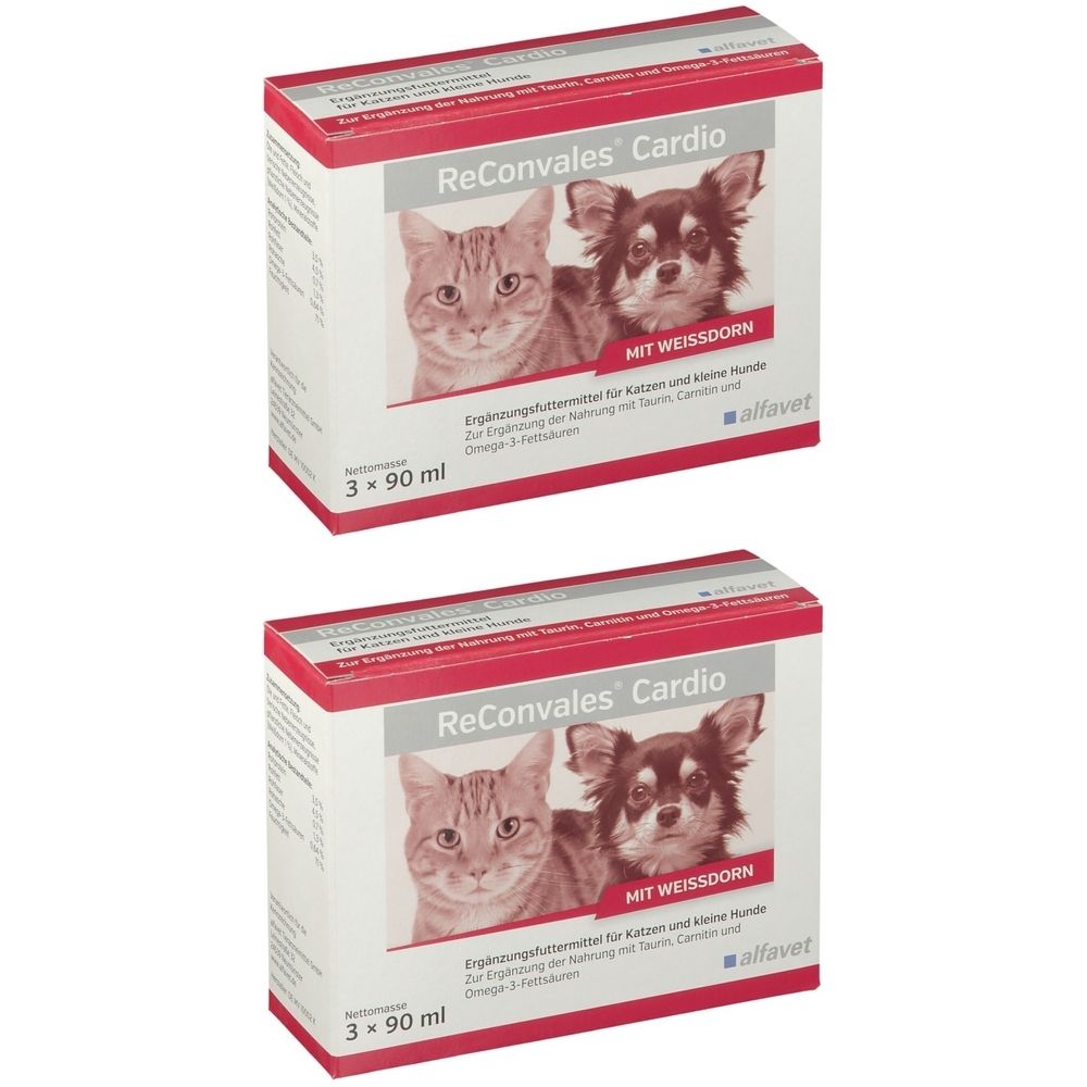 Reconvales Cardio flüssig f.Hunde/Katzen 2x 2x3x90 ml Flüssigkeit