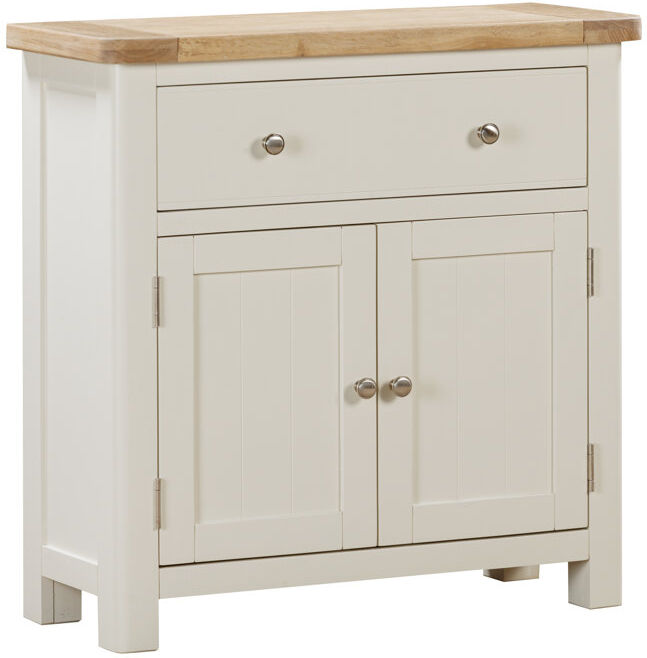 Gracie Oaks Aemon Compact Sideboard (1 Drawer, 2 Door) 80cm H X 80cm W X 32cm D
