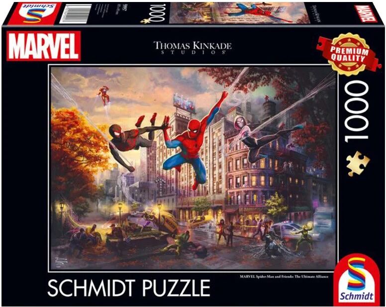 Schmidt Puzzle Marvel 1000 pcs, Spiderman : L'Alliance Ultime