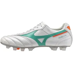 Mizuno Morelia II Japan FG Fußballschuhe 35 - white/arcadia/lava orange 42