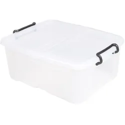 RS PRO, Aufbewahrungsbox, 24 Litre Container With Hinged Lid (24 l, 50 x 39.50 x 19 cm)