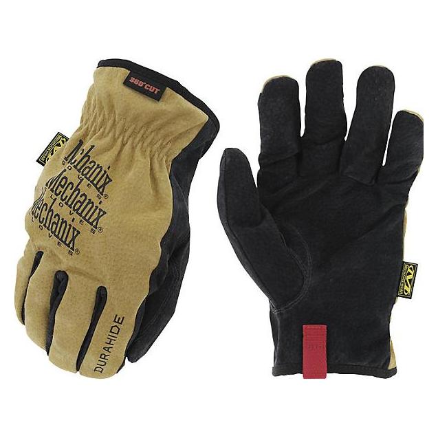Mechanix Wear Mechaniko dėvėjimas RĘKAWICE MECHANIKAS DURAHIDE VAIRUOTOJAS E6-360 JUODA/GELSVAI RUDA (M) (271754.302.604)