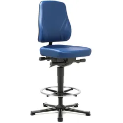 Bimos All-In-One Trend 9631 Arbeitsdrehstuhl mit Fußring frei konfigurierbar