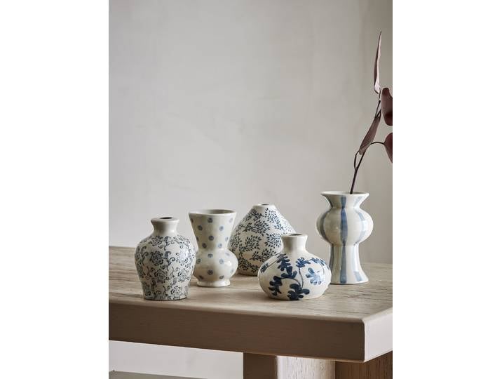 Vases Quinto lot de 5 Bleu