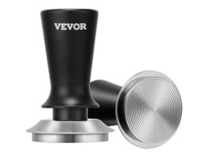 VEVOR Espresso-Tamper 53 mm, gefederter Kaffeetamper, 13,6 kg Tamper-Werkzeug Kaffeewerkzeug für Kaffeemaschine Kaffeezubehör Edelstahl-Tamper Kaffeestampfer mit rutschfestem Griff Schwarz