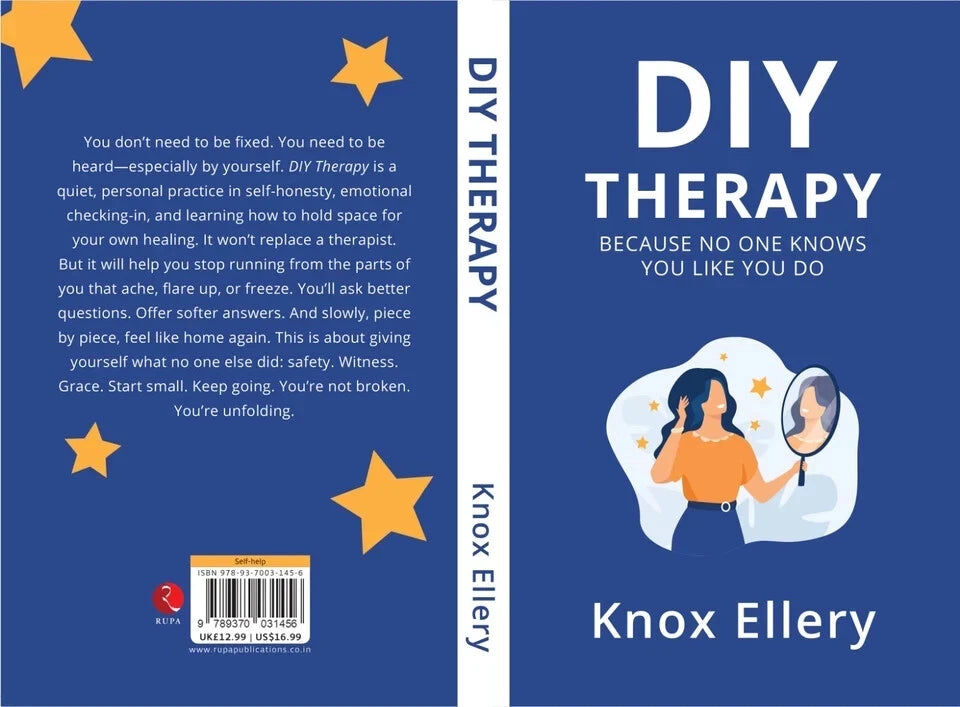 Rupa Publications DIY Therapy: Because No One Knows You Like You Do by Knox Ellery - Paperback Self-Help Book for Adults - Practical Guide to Self-Care and Emotional