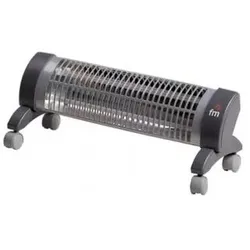 FM Heating 2302-R Schwarz, Grau 1200 W Elektrischer Quarzheizer