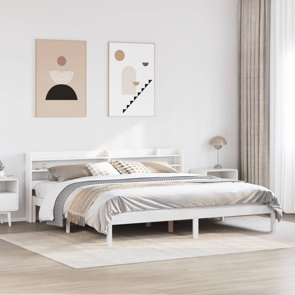 ClassicLiving Chaudeville Solid Wood Bed Frame White Super King (6')