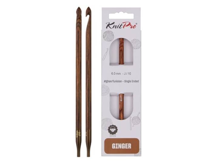 Knitpro - Knitpro -Ginger Tunesische (6,00 mm) Haaknaald - 1 eenheid