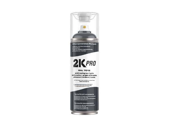 2K Pro Farbsprühdose 400ml Ral7016 Anthrazitgrau