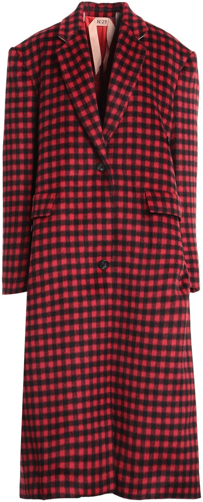 N°21 Abrigo Mujer Rojo 36 Mujer