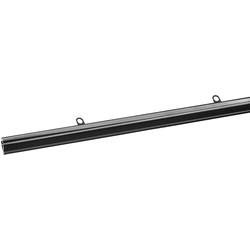 Posterklemmschienen, 2 Aufhänger, Kunststoff, schwarz, 841 mm, DIN A0 hoch, DIN A1 quer, klappbar