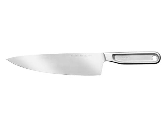 Fiskars All Steel Couteau de Chef\, Grand\, longueur totale : 32\,5 cm\, Acier dur japonais Aichi\, 1062882