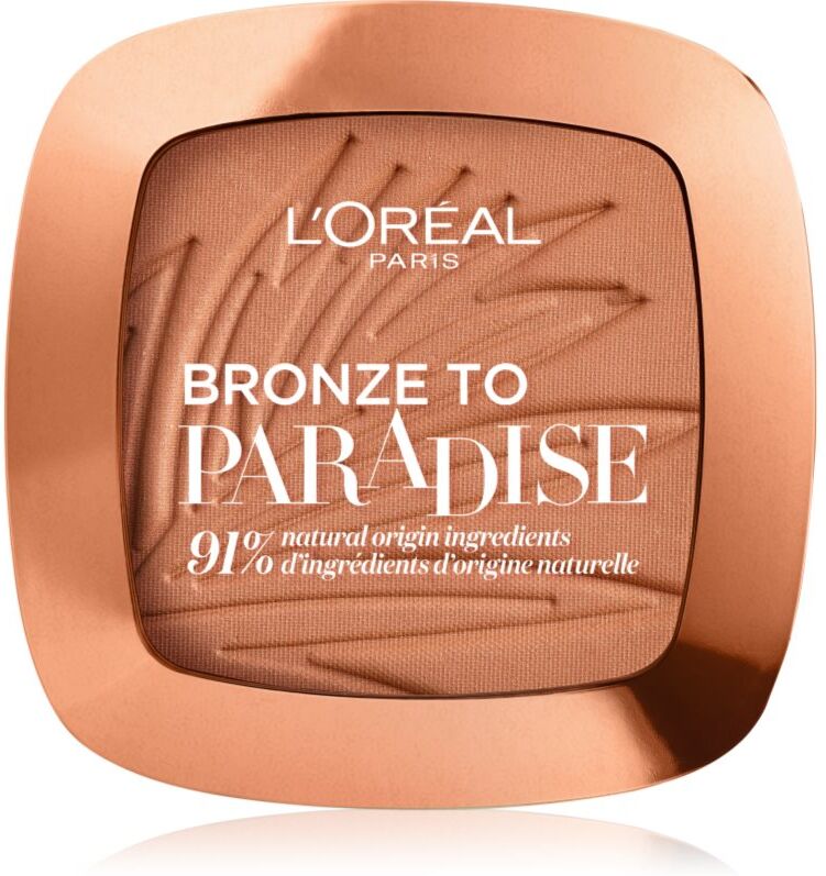 L’Oréal Paris Bronze To Paradise Bronzer shade 02 Baby One More Tan 9 g